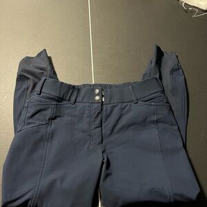 Ariat Pro Series Prelude Riding Pants Women Navy Knee Grip Breeches